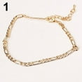 thumbnail image 4 of AYYUFE Pack Of 1 Womens Fashion Simple Link Chain Ankle Bracelet Anklet Beach Foot, 4 of 4