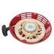 thumbnail image 4 of Recoil Starter 28400 ZE2 W01ZA Low Noise Pull Start Recoil Assembly for GX240 GX270 8hp 9hp Engines Red, 4 of 5