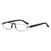 Fashion Frame Simple Classic Eye Protection Ultra Light Glasses Reading Glasses High-definition BLACK STRENGTH200