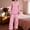 X-458Pink, variant on YMNXA Pajamas For Women Set Long Sleeve Lapel Buttons Love Heart Print Tops And Pants Comfortable Soft Two Piece Outfit For Daily Wear Pink L