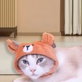 thumbnail image 3 of Cartoon Bear Cat Headgear - Super Soft, Ear Hole Design, Washable, Easy-wearing, Dress Up, 2 Colors, Puppy Kitten, Photo Prop, Pet Supplies, 3 of 8