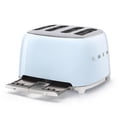 thumbnail image 2 of Tostador Smeg 4 Rebanadas Interfaz Multifunción Color Azul Pastel, 2 of 4