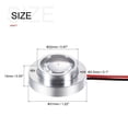 thumbnail image 2 of Uxcell LED Spotlight DC 12V 60 Degree Beam Angle White LED Aluminum Shell, 2 of 6