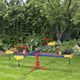 Kids Metal Seesaw Teeter Totter Children's Playground Equipment for Garden Outdoor Indoor Swing, 4 Seats – image 1 sur 6