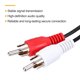 thumbnail image 4 of Uxcell 8 Pcs 8 Pulgadas Abierto RCA 2-Macho 2-Hembra Conector Jack Adaptador a Cable Desnudo de Extremo Abierto de Audio Video RCA, 4 of 6