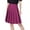 *Hot Pink, variant on ClodeEU Women's High Waisted Pleated Skirt with Built in Safety Shorts, Anti Exposure Solid Color Pleated Skirt Hot Pink,Womens Plus XXXL