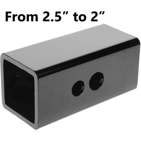 LFPartS C1-MD0S-ARB3 Trailer Towing Receiver Adapter 2.5" to 2" Metal