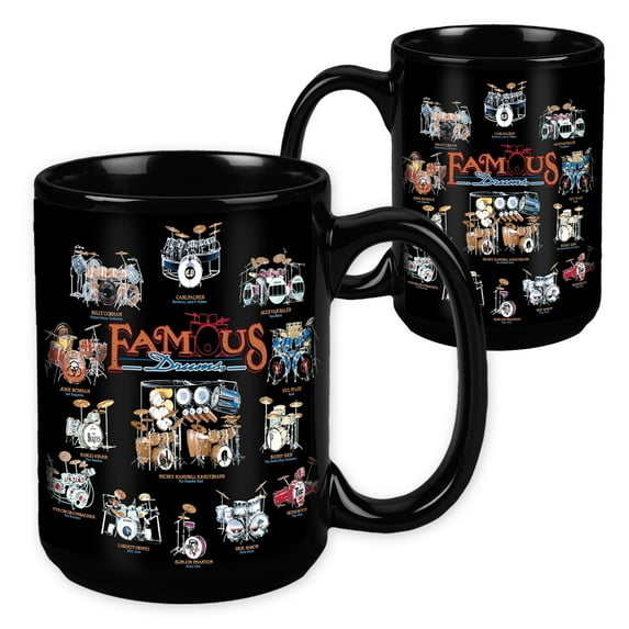 Famous Drums Set - 15 Ounce Sublimation Mug