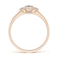 thumbnail image 2 of ANGARA Natural 0.26 Ct. Diamond Classic Engagement Ring in 14K Rose Gold for Women (Ring Size: 6), 2 of 9