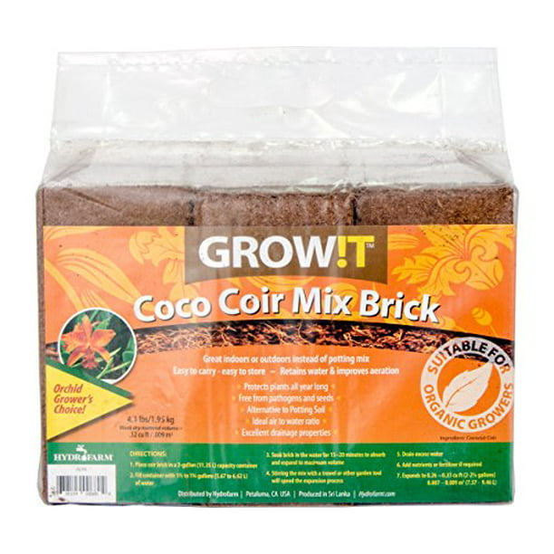 GROW!T JSCPB - Coco Coir Mix Brick