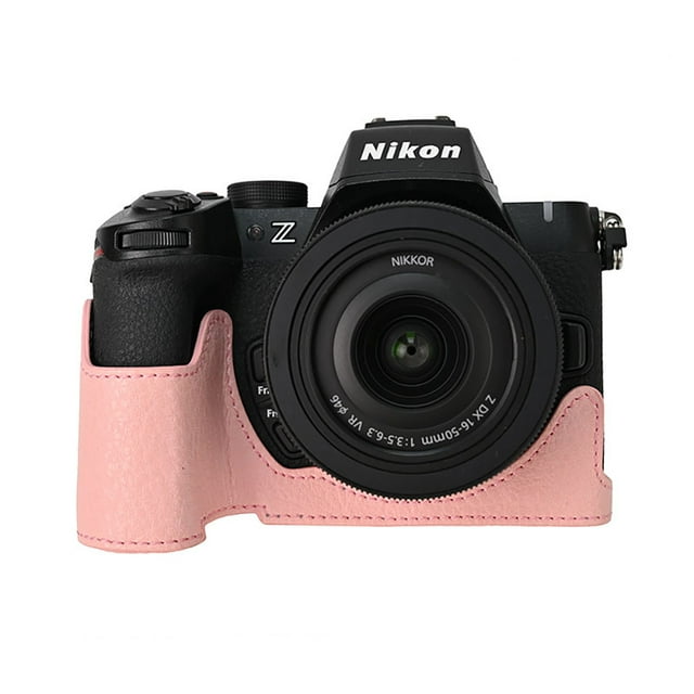 GadgetCom Coque de Protection en Cuir PU Antidérapante Compatible avec Nikon Z50II Z50 Mark 2 II