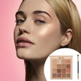 thumbnail image 5 of Juego de maquillaje de paleta de sombras de ojos, brillo mate, perla prensada, polvo de mezcla altamente pigmentado., 5 of 5