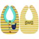 thumbnail image 2 of Toddler Bibs Double Sided Waterproof Soft Cotton Cute Cartoon Pattern Washable Bibs for Infant Boys Girls 2, 2 of 3