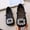 Black, variant on FSYBOA Girls Dress Shoes Size 13(Little Kids), Non Slip Closed Toe Elastic Strap Soft Soled Kids Flat Shoes Black