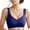 Blue, variant on Sngxgn Women's No Side Effects Underarm and Back-Smoothing Comfort Wireless Lightly Lined T-Shirt Bra(Blue,M)