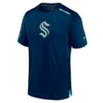 thumbnail image 2 of Men's Fanatics  Deep Sea Blue Seattle Kraken Authentic Pro Performance T-Shirt, 2 of 3