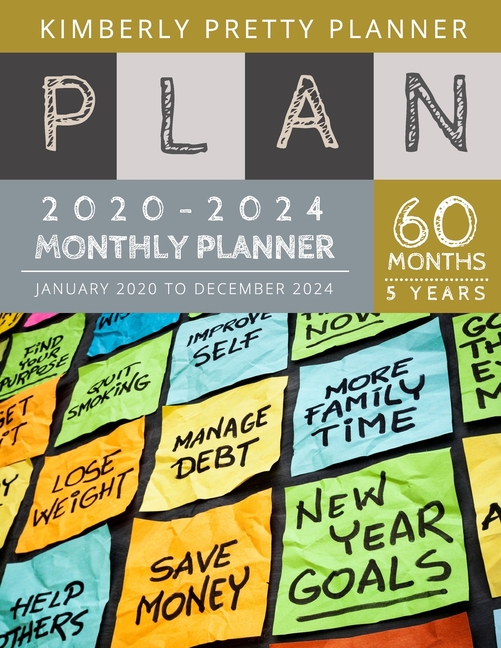 5 year Monthly Planner 2020 2024 Personal calendar planner 5 year 5 year Monthly Planner 2020 2024 Personal calendar planner 5 year