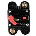 thumbnail image 1 of Disyuntor con Reinicio Manual Apto para Motores de Arrastre Marinos, Botes, Vehículos Terreno, Alimentación Manual de 12 V-26 V CC (150 A), 1 of 8