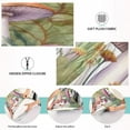 thumbnail image 5 of Mushroom Plush Pillowcase, Luxury Soft King Pillow Case for Hair and Skin, Standard Size Pillow Covers with Zipper Closure, 21x54in #268 Home Decor Gifts, 5 of 7
