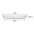 thumbnail image 3 of 5 Pack Plant Saucers, Flower Pot Drip Trays Plant Trays, Clear Plant Saucers Flower Pot Tray Excellent for Indoor & Outdoor Plants, 10 inch, 3 of 8