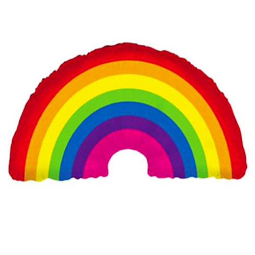 20 Emoji Rainbow Poop Shape Foil Balloon