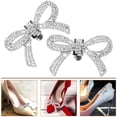 thumbnail image 5 of HOMEMAXS 1 Pair Removable Shoe Buckles Decorative Clips Wedding Charms Bow Accessories, 5 of 7