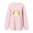 thumbnail image 4 of Enjoytime Crew Neck Sweatshirts Women Cute Spooky Printed Long Sleeved Blouses 2025 Fashion Casual Pullover Tops, 4 of 5