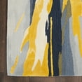 thumbnail image 5 of Nourison  Prismatic Modern Abstract Gold Watercolor Area Rug 5'6" x 7'5" - Grey/Gold - Rectangle, 5 of 5