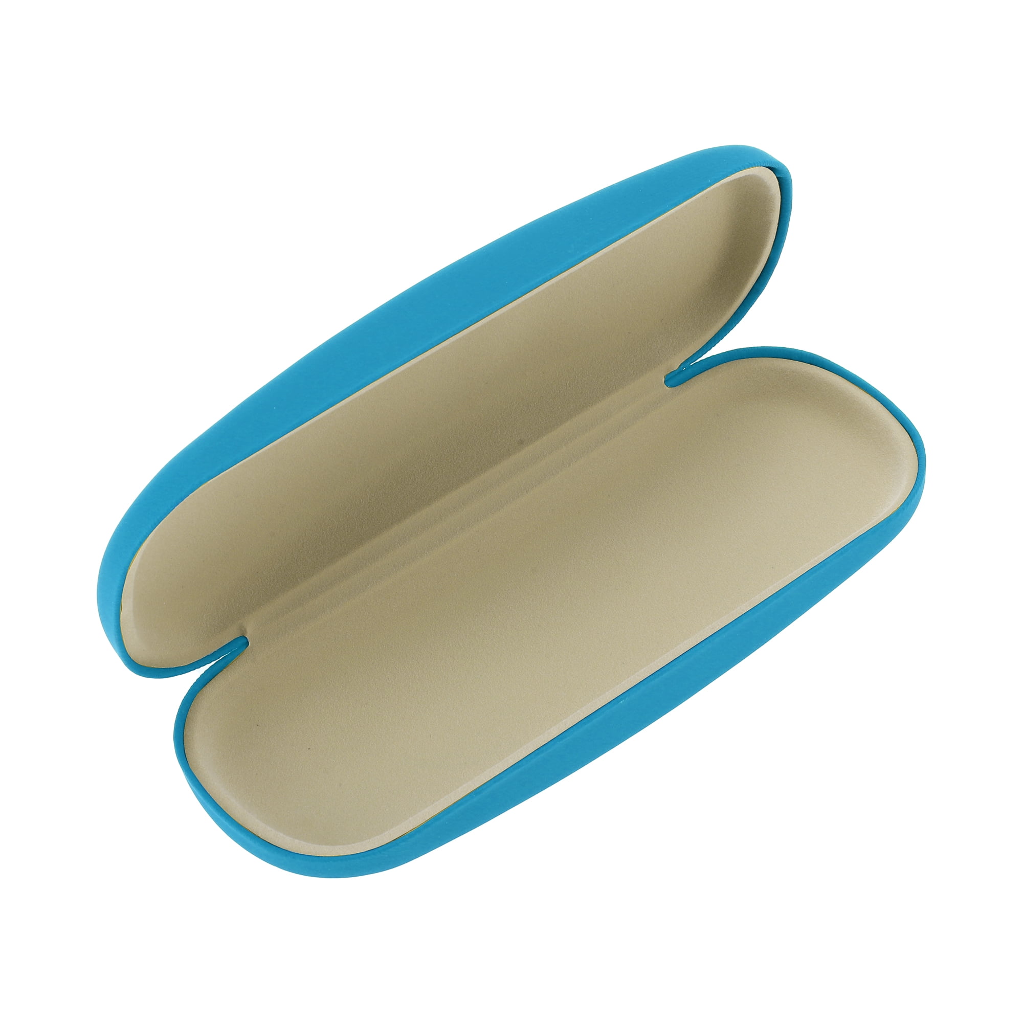 Unique Bargains Retro Round Lightweight Eyeglasses Storage 6.5"x2.36"x1.38" Sky Blue