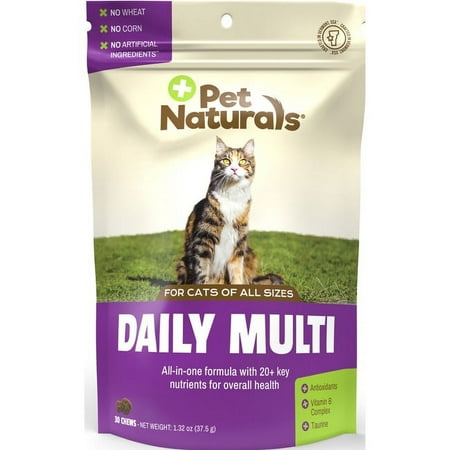 UPC: 0026664004079 | Pet Naturals Daily Multivitamin for Cats  Fish Flavor  30 Chews