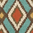 thumbnail image 3 of SAFAVIEH Four Seasons Isidora Geometric Runner Rug, Light Blue/Red, 2'3" x 8', 3 of 4