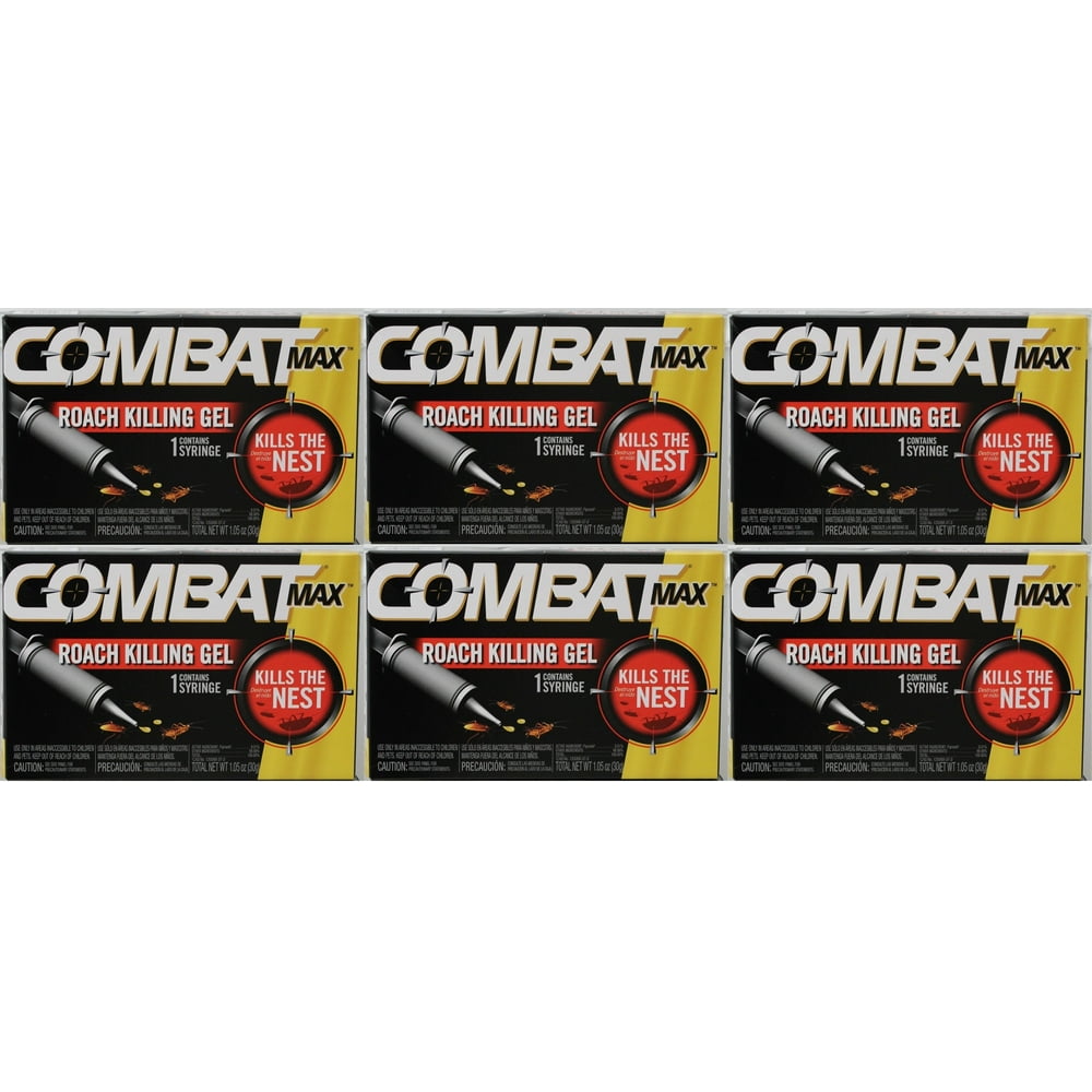 Combat Roach Killer Gel 30 Gm (Pack of 6)
