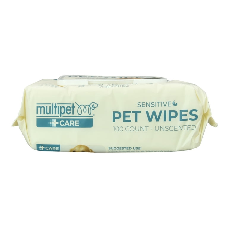 Multipet Sensitive Area Pet Wipes, 100 Count photo 2