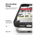 thumbnail image 5 of Ringke Fusion-X Design Case Compatible with iPhone 12 Pro / 12, Designed Hard Back Shockproof Advanced Bumper Cover - Ticket Band_ver.2, 5 of 10