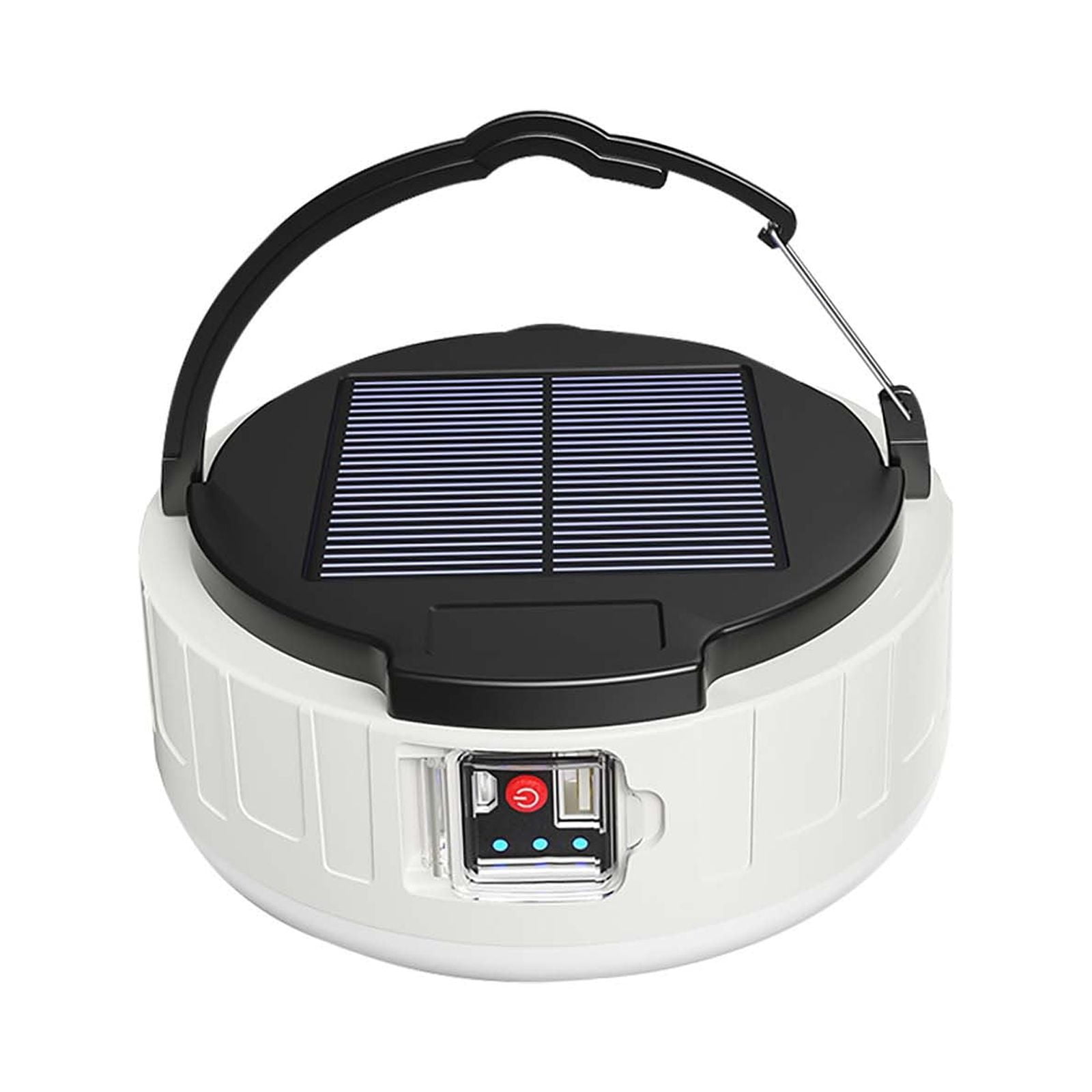 USB Solar Camping Light Remote Tent Light 1 Pack - 3000LM Portable LED Rechargeable Camping Lantern Hanging Waterproof Emergency Light for Camping, Hiking, Power Failure, Hurricane