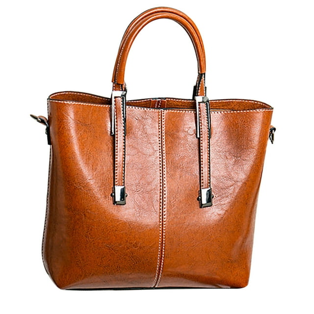 Bucket Bag Large Capacity Zipper Tote Handbag Crossbody Shoulder Bag for Women