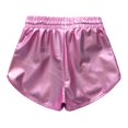 thumbnail image 3 of GYRATEDREAM Girls Metallic Dance Shorts for Athletic Sparkly Hot Pants for Girls 4-12 Years, 3 of 10