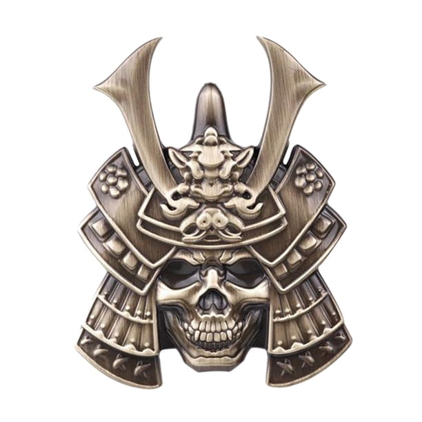 Calcomanías decorativas para automóviles, calcomanías para motocicletas, accesorios decorativos Samurai Monster A-Cráneo de bronce Zulema pegatinas japonesas