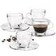 thumbnail image 1 of Taza con Plato Ischia de Vidrio 6 Juegos, 1 of 5