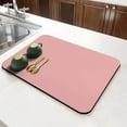 thumbnail image 4 of Coffee Maker Bar Mat Countertop,Dish Drying Mat,Bar Drying Mat,Absorbent Hide Stain Anti-Slip Coffee Bar Accessories Fit Under Coffee Machine Mat 23inx15in Pink, 4 of 6