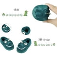 thumbnail image 3 of Girls Boys Home Slippers Warm Dinosaur House Slippers For Toddler Fur Lined Winter Indoor shoes, 3 of 7