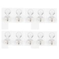thumbnail image 1 of 10 pcs/ pack Neodymium Lightweight Multi-color Whiteboard Magnet Refrigerator Magnet Push Pins Magnets Cones magnets TRANSPARENT, 1 of 1
