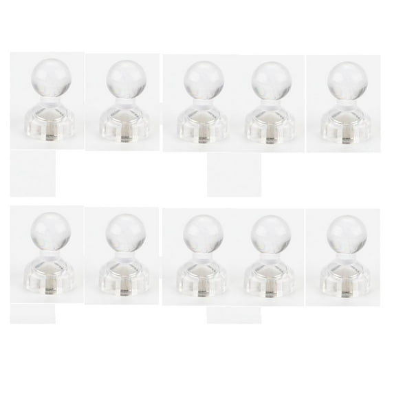 10 pcs/ pack Neodymium Lightweight Multi-color Whiteboard Magnet Refrigerator Magnet Push Pins Magnets Cones magnets TRANSPARENT