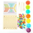 thumbnail image 3 of Clip Beads Game, Parent-Child Interactive Fishing Game, Color Sorting Kindergarten Teaching Birthday Gifts Kids Above 36 Months, 3 of 8