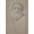 thumbnail image 2 of Hendrik Krock 11x14 Gold Ornate Wood Frame and Double Matted Museum Art Print Titled - Bearded Male Head (1686 - 1738), 2 of 4