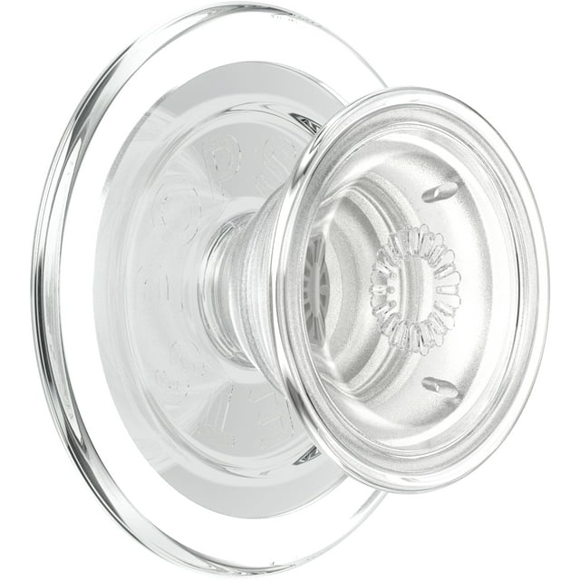 PopSockets PopGrip, Clear; For MagSafe Round with Adapter Ring.