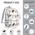 thumbnail image 2 of Aesthetic Tropical Butterfly Print Travel Backpack – Durable Oxford Material Backpack with Large Capacity and Anti-theft Features for Daily Commuting, Outdoor Activities, and Travel, 2 of 3