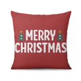 thumbnail image 2 of Merry Christmas Santa Claus Tree Throw Pillow Case Square Throw Pillow Case 2 Pack Christmas Throw Cushion Case for Couch Sofa Bed Farmhouse, 2 of 7