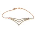 thumbnail image 2 of Abbraccia Belly Dance Headdresses,Rhinestone Headpiece for Performance Wedding Women Girls, 2 of 9