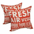 thumbnail image 2 of Blazing Needles 17-inch Outdoor Spun Polyester Throw Pillows (Set of 2), 2 of 2
